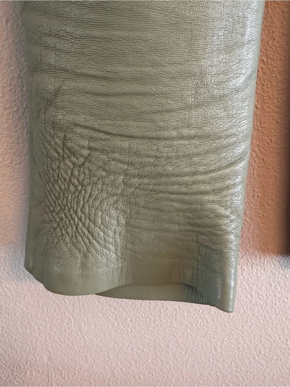 Wilfred Sage Green Faux Leather Waistband‎ Pants
